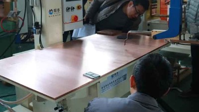 青島焊本浙江客戶驗收平臺點焊機現場